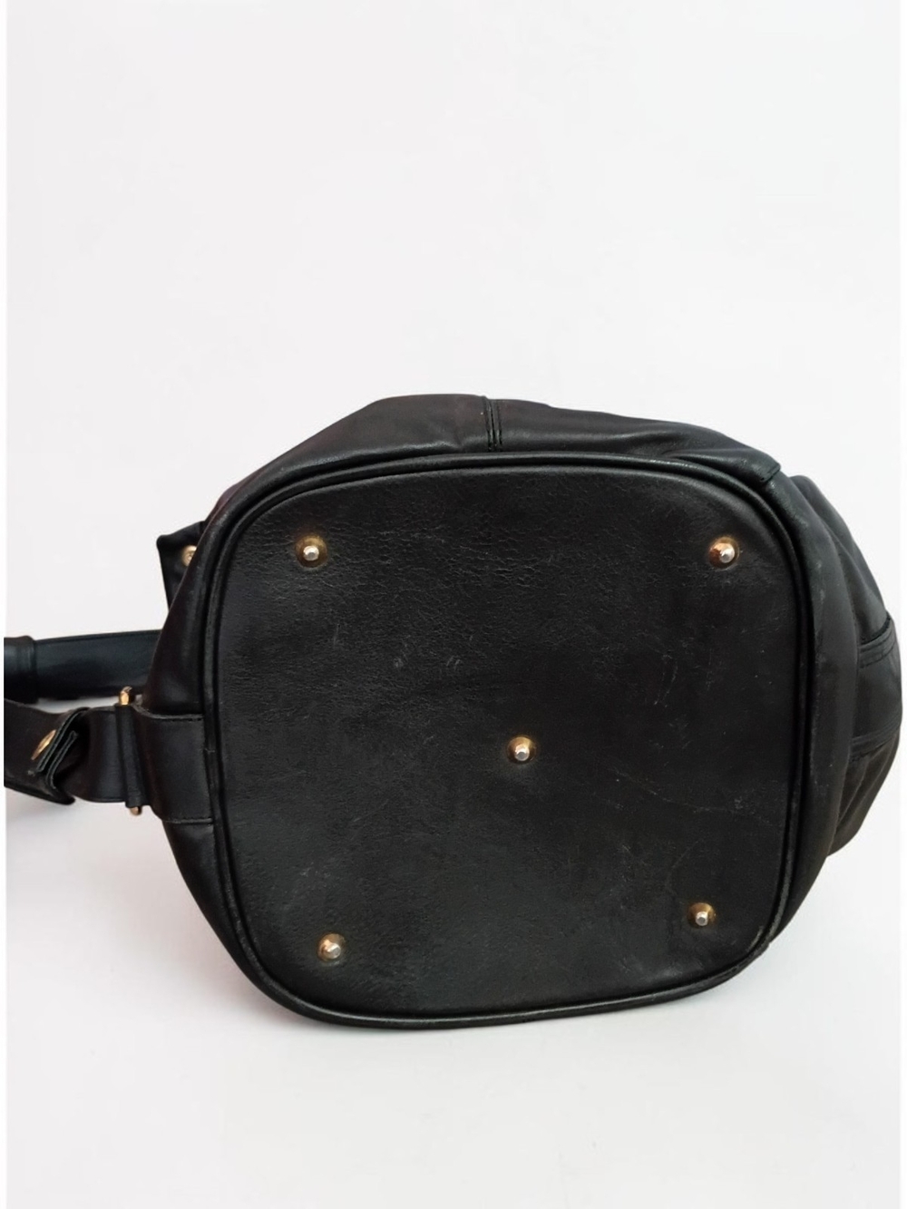 RARE🔥Vintage MARINO ORLANDI Leather Convertible Sling Rose Gold Hardware - Picture 7 of 10